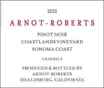 Arnot-roberts -  Pinot Noir Coastlands Vineyard 2012 (750ml) (750ml)