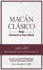 Bodegas Benjamin De Rothschild & Vega Sicilia -  Rioja Macan Clsico 2018 (750ml) (750ml)