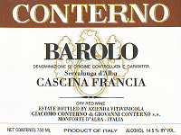 Giacomo Conterno -  Barolo Francia 2011 (1.5L) (1.5L)
