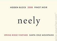 Neely -  Pinot Noir Spring Ridge Vineyard Hidden Block 2011 (750ml) (750ml)