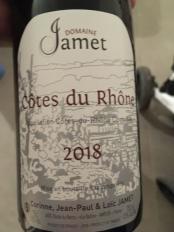 Domaine Jamet - Ctes du Rhne Rouge 2018 (750ml) (750ml)